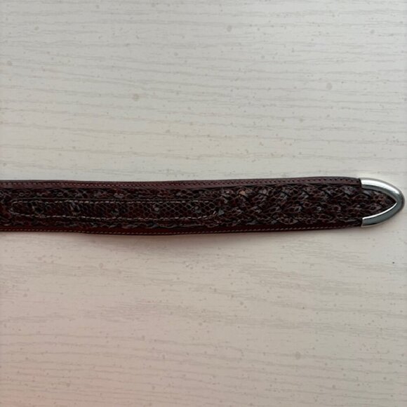 TORINO Genuine Ringmark Lizard Belt - Picture 4 of 6